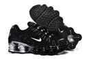 Nike Shox 12 Molas "black and silver"