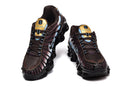 Nike Shox 12 Molas "Velvet Brown Denim Turquoise"