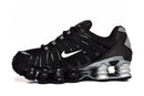 Nike Shox 12 Molas "black and silver"