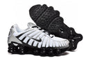 Nike Shox 12 Molas "Mettalic Silver Black"