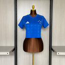 Camisa Cruzeiro Feminina Cropped 26/27